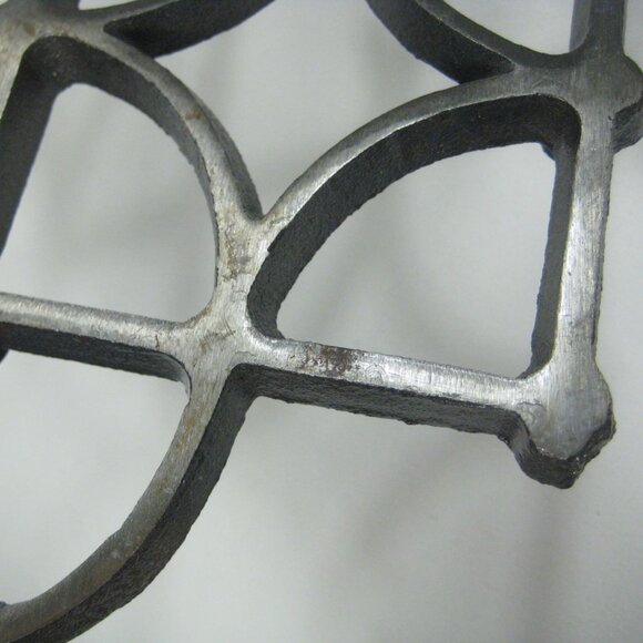 Dansk Cast Iron Decorative Trivet Geometric Design Vintage - Picture 4 of 9